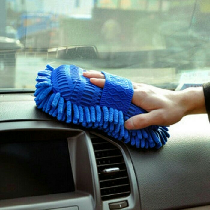Lap Tangan Besar Microfiber Cendol Pembersih Kaca Mobil Motor Wash Wax 2