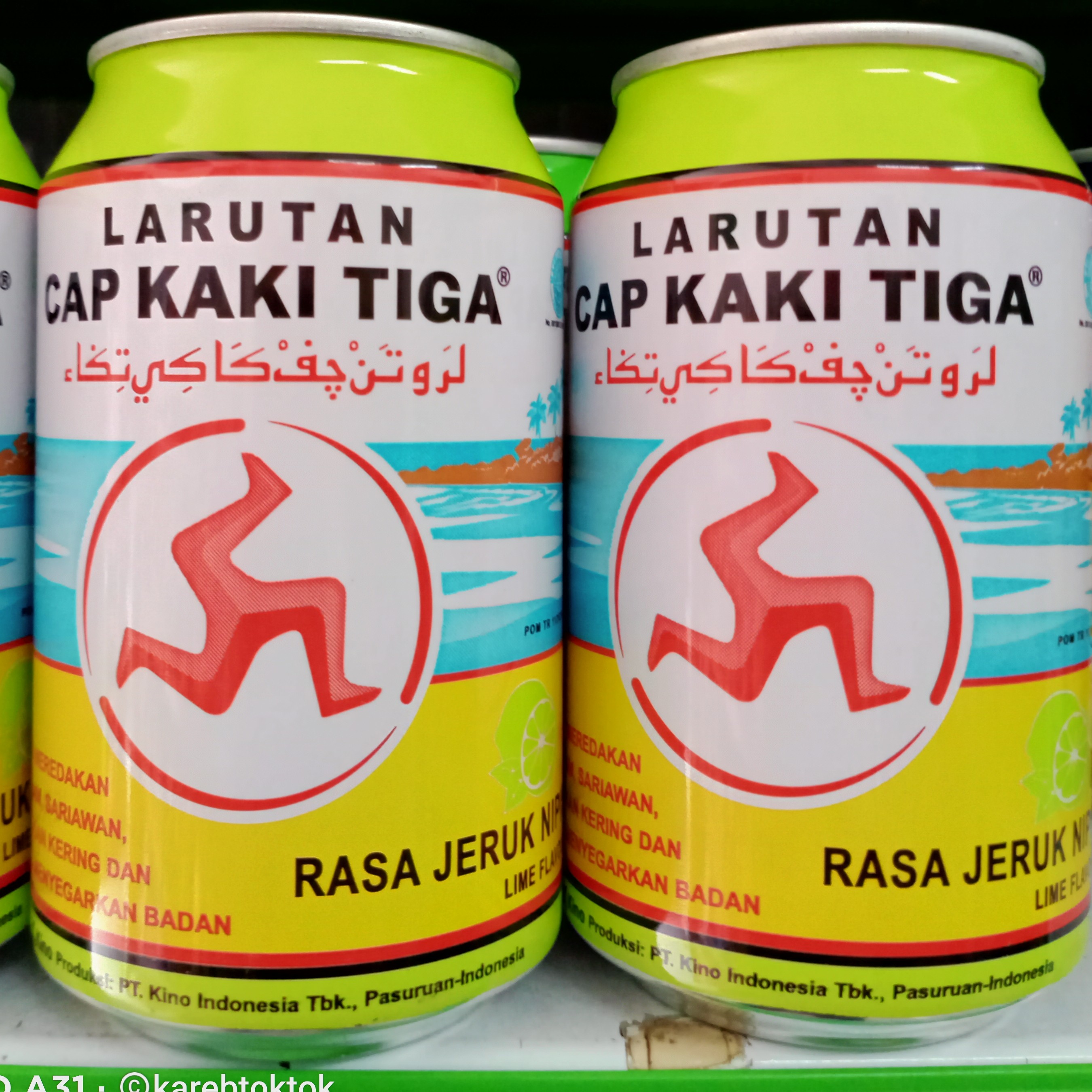 Larutan Cap Kaki Tiga Jeruk nipis 320ml