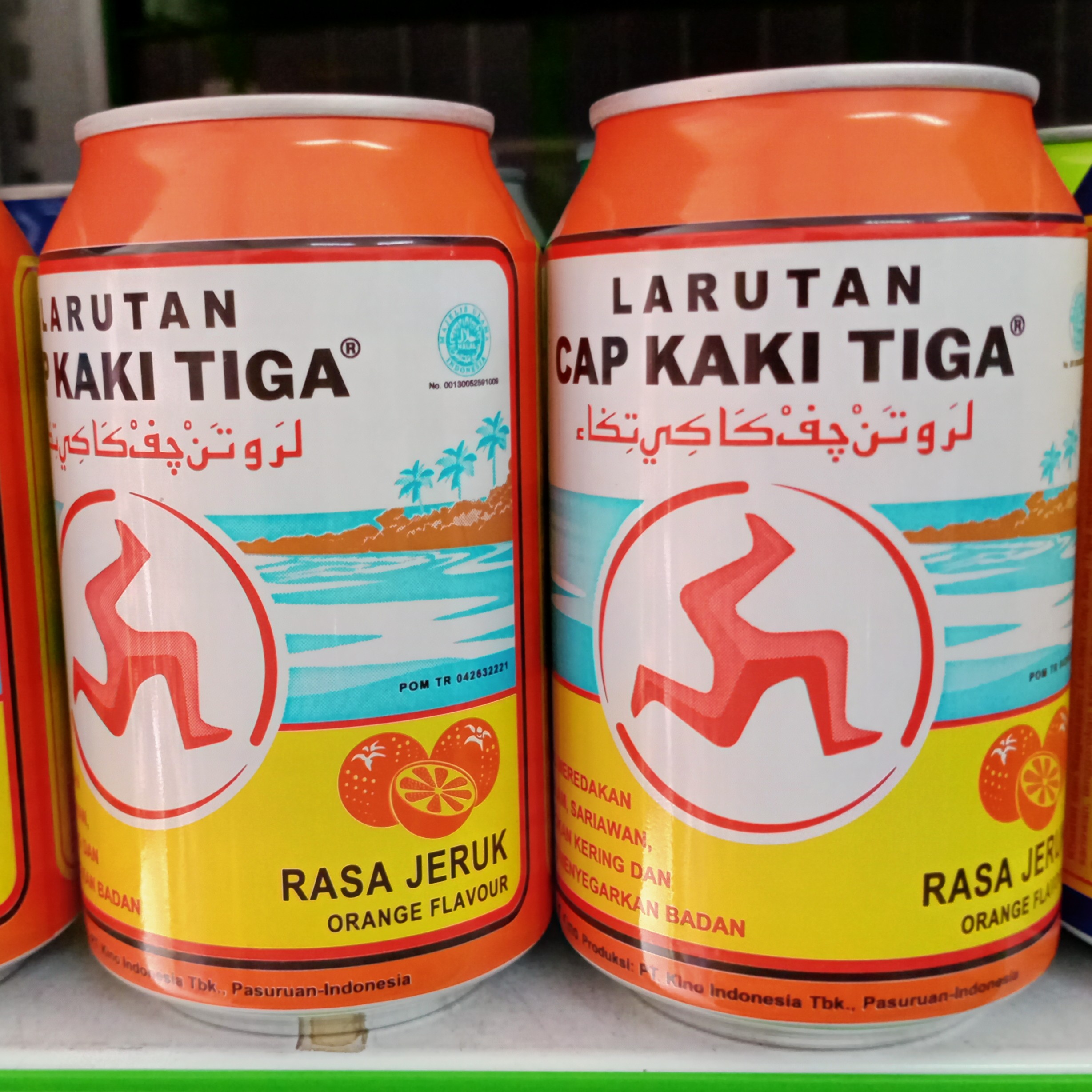 Larutan cap kaki 3 jeruk