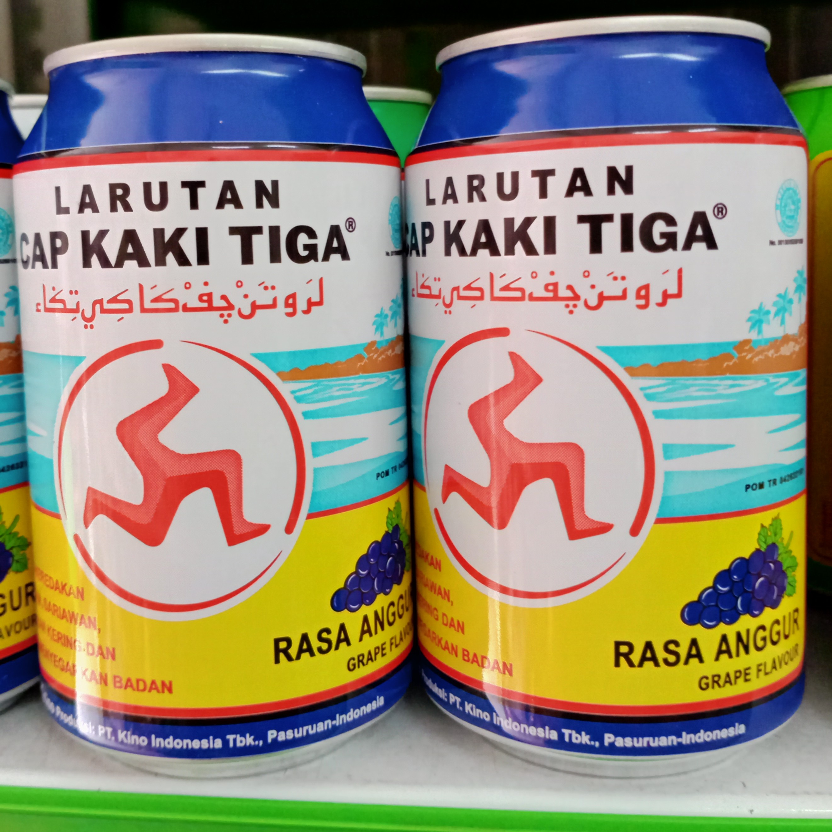 Larutan cap kaki tiga anggur 320ml
