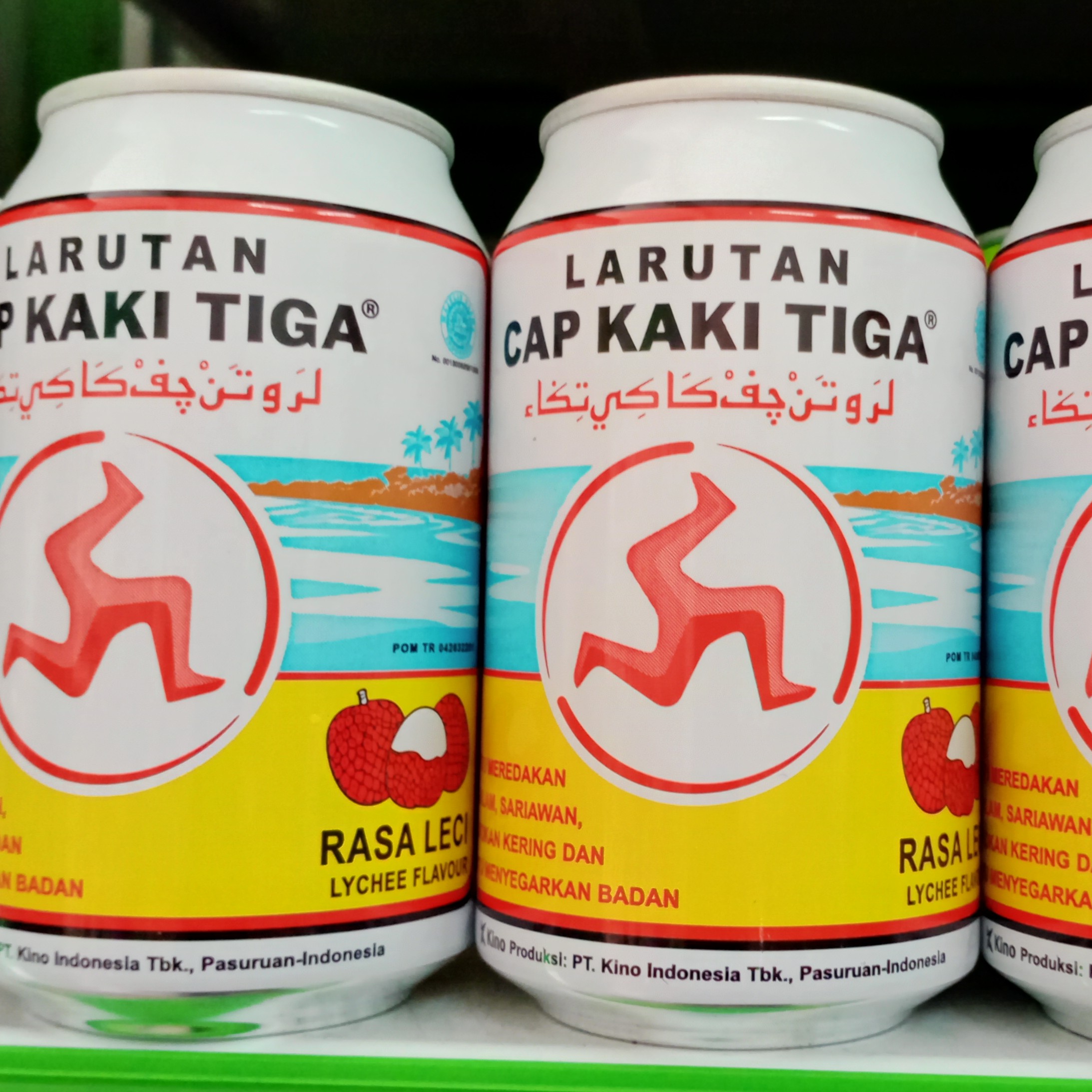 Larutan cap kaki tiga leci 320ml