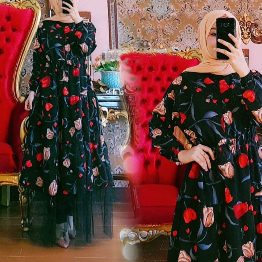 Latulip Maxy Gamis Muslim Fashion Wanita 3