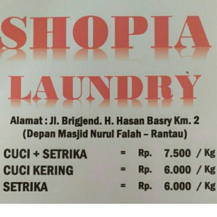 Laundry Sophia Rantau Dulang