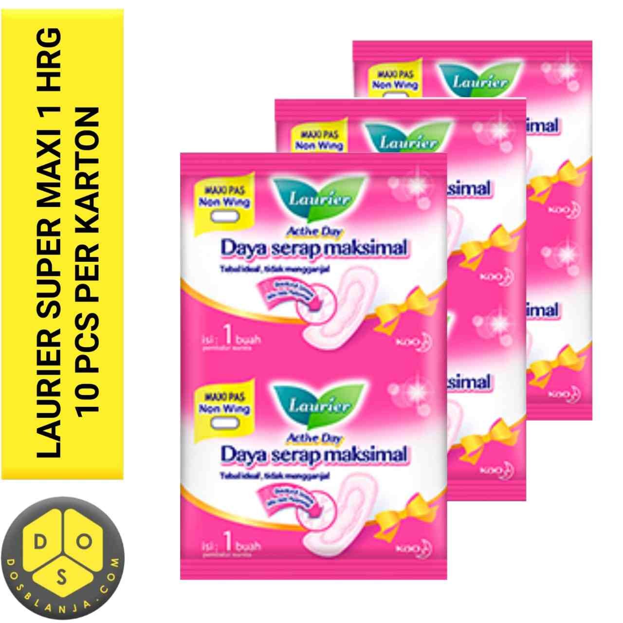 Laurier Super Maxi 1 Rcg 10 Pcs