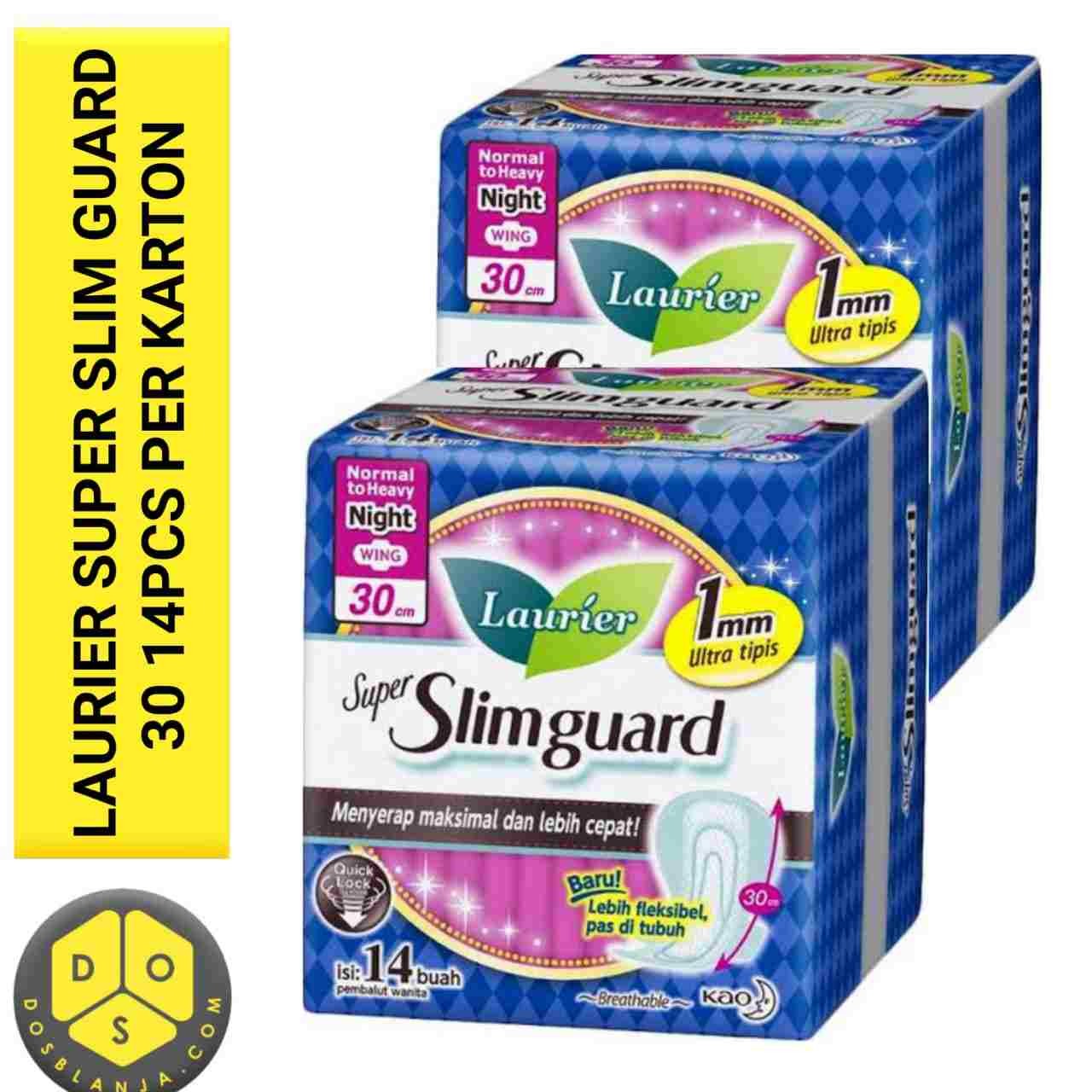 Laurier Super Slim Guard 30cm 14pcs
