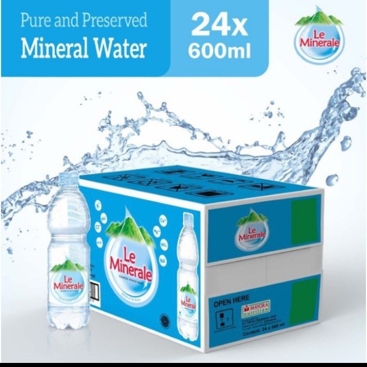 Le Minerale Botol 660Ml 1 Dus isi 24 Botol