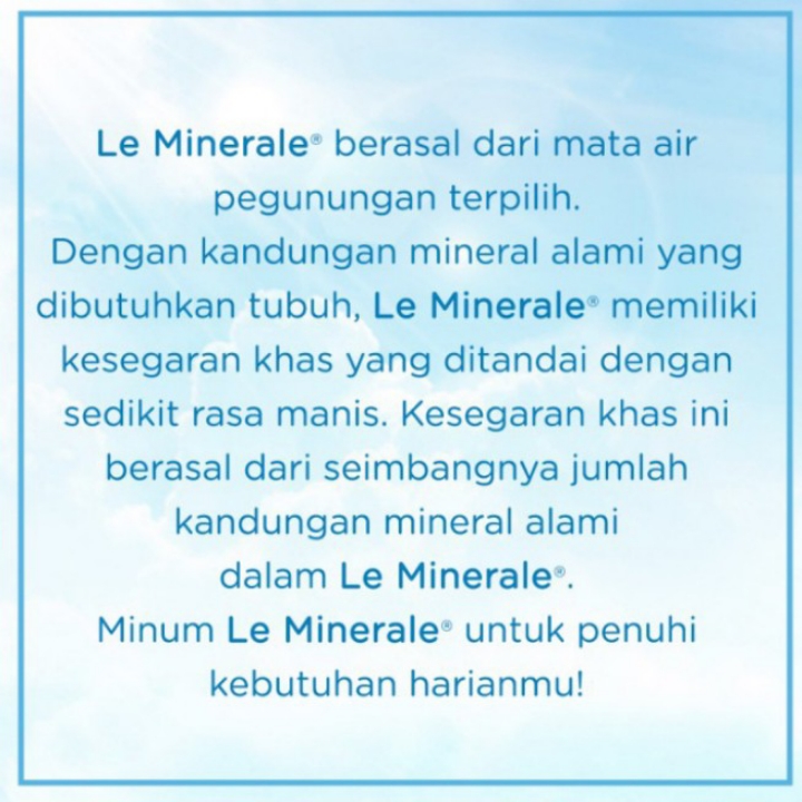 Le Minerale Botol 660Ml 1 Dus isi 24 Botol 5