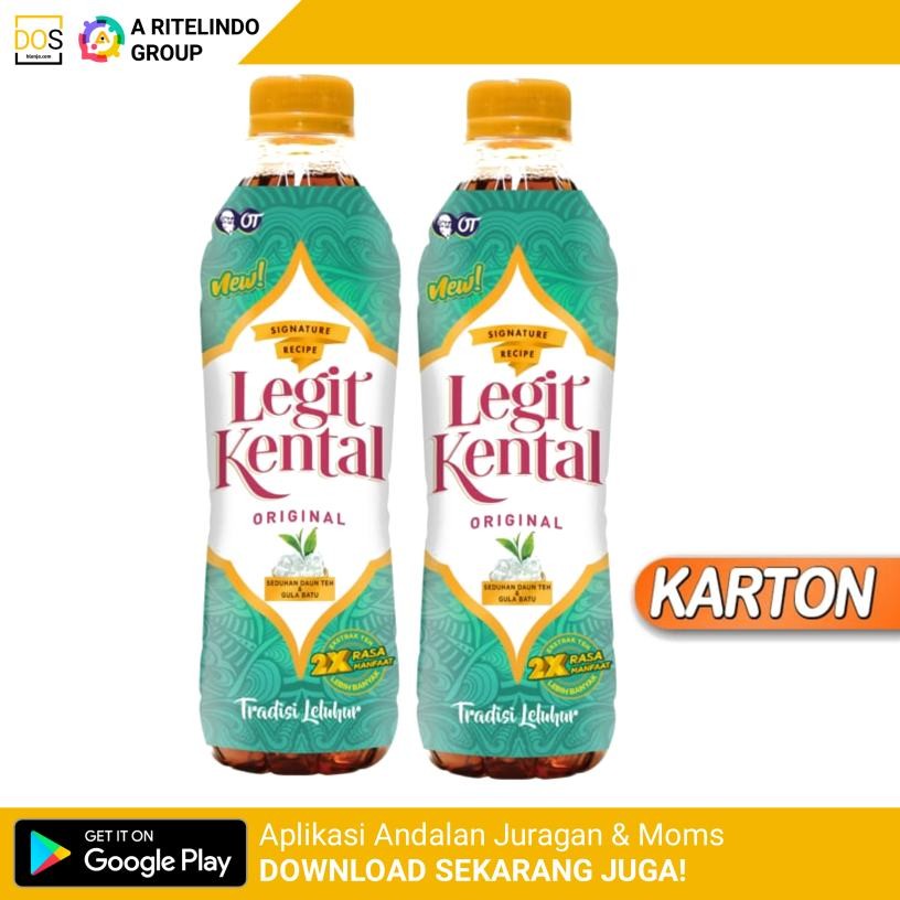 Legit Kental Kemasan Karton