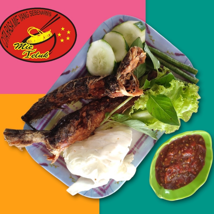 Lele Goreng Dan Nasi