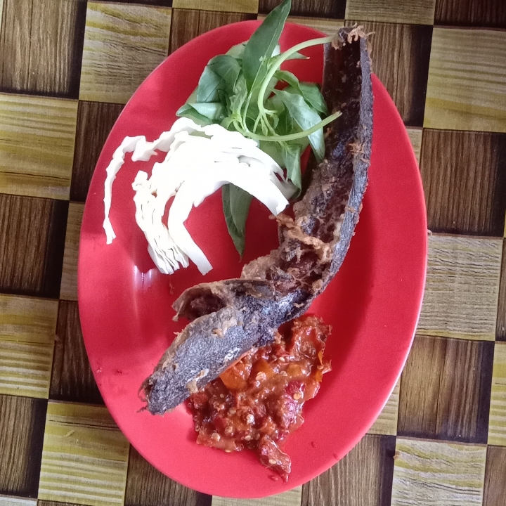 Lele Goreng Plus Nasi