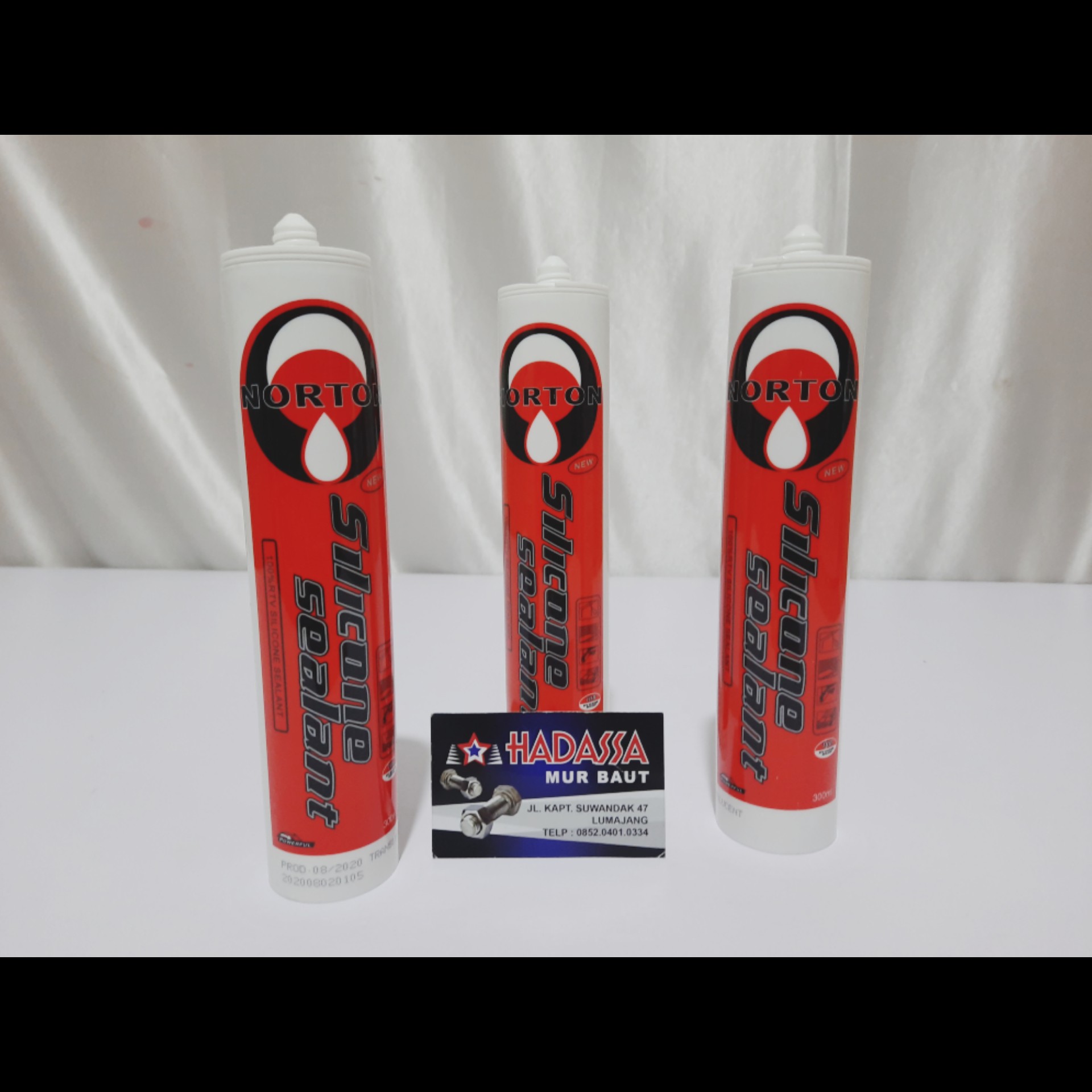 Lem Kaca Norton Silicone Sealant 2