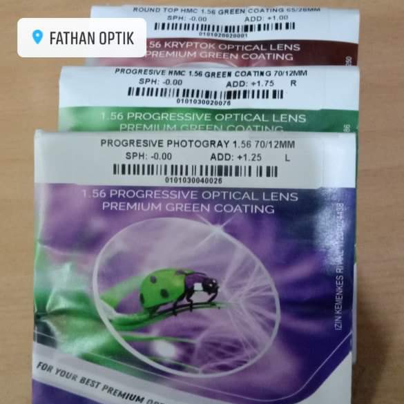 Lensa CrMc Min Atau Plus cylinder