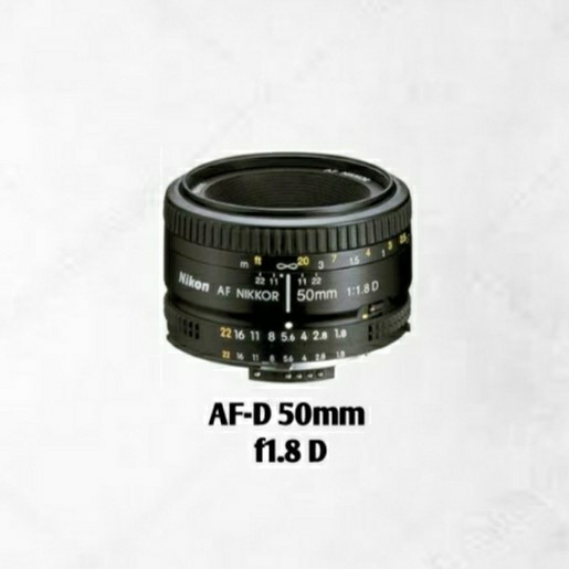 Lensa Fix AF-D 50mm for Nikon 
