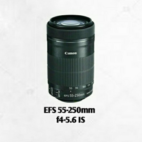 Lensa Tele EFS 55-250mm for Canon