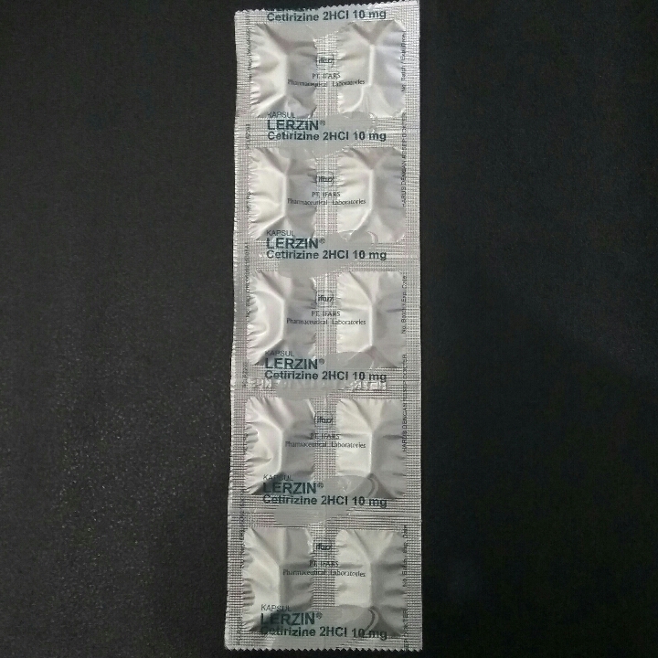Lerzin 10mg Atau Cetirizin