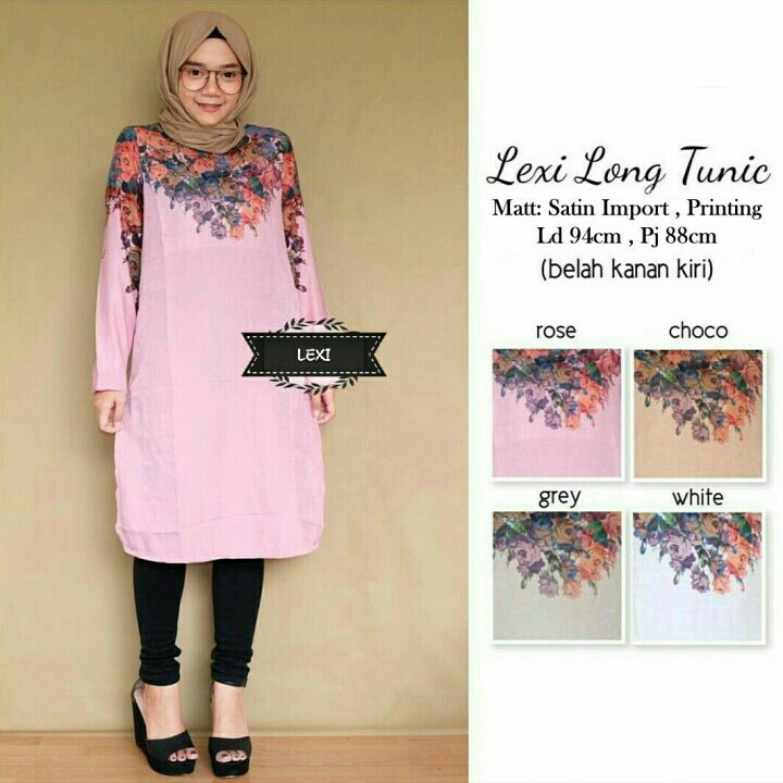 Lexi Long Tunik Rose