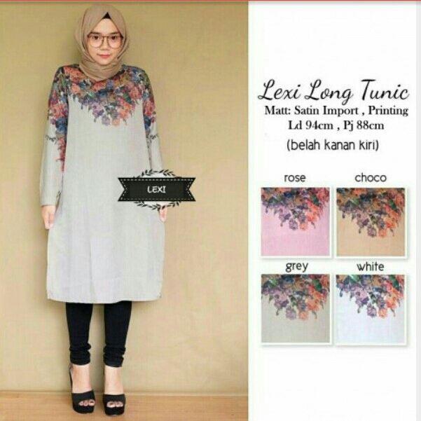 Lexi Long Tunik Grey