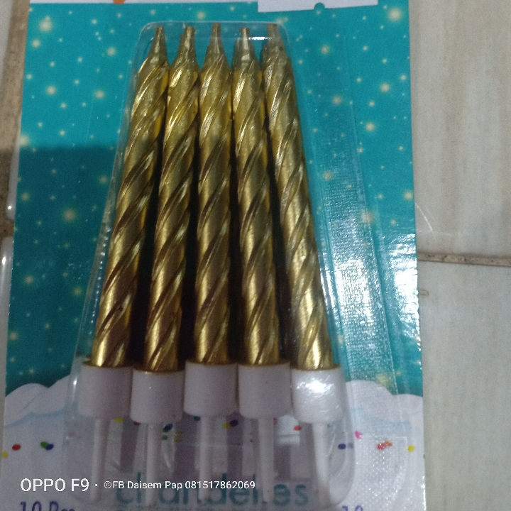 Lilin Ulir Warna