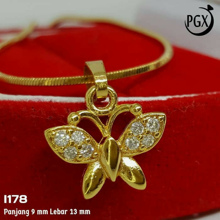 Liontin Xuping Berlian Mewah - Perhiasan Lapis Emas 18K - I178