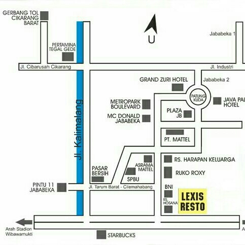 Lokasi Lexis Resto
