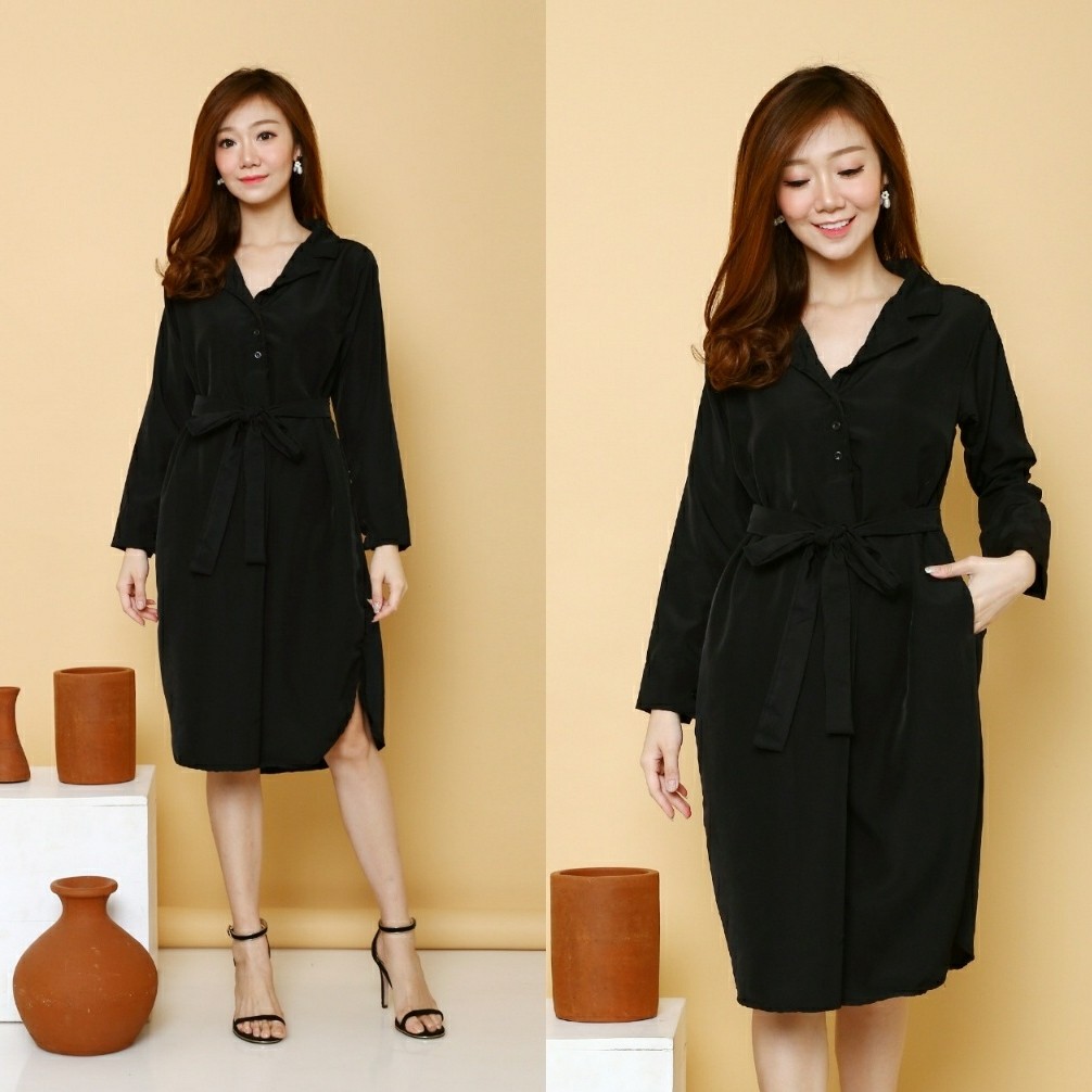Longdress Keyra Black Realpict