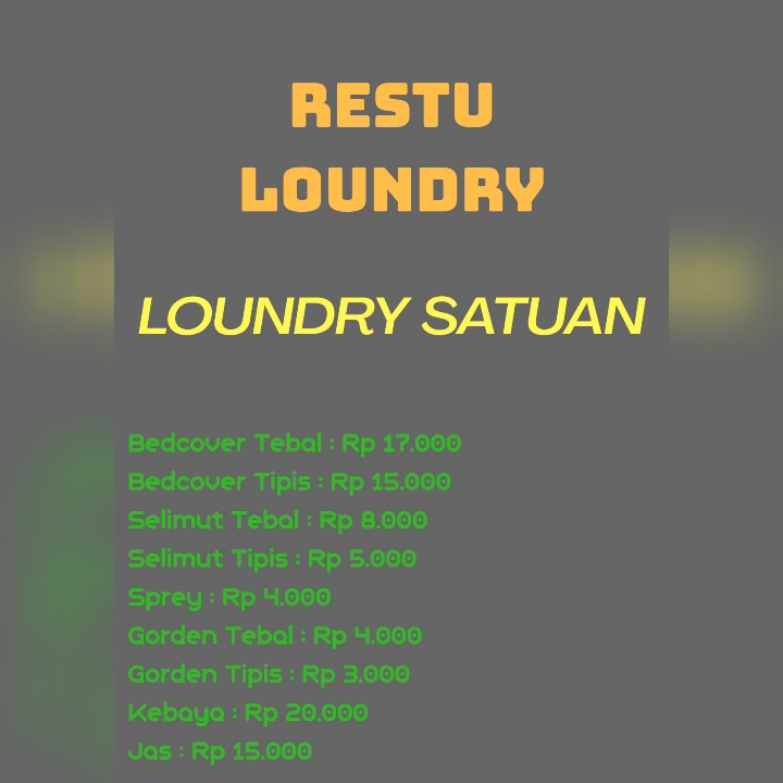 Loundry Satuan