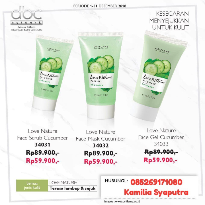 Love Nature Face Mask 300ml | Oriflame-K