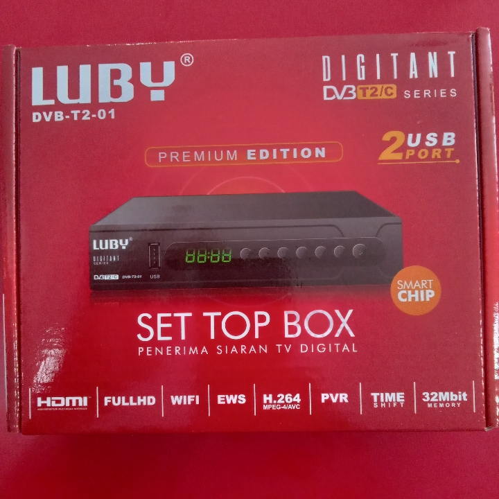 Luby Settopbox DVB T2 01