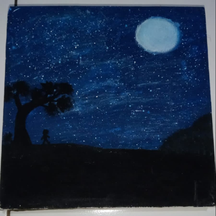Lukisan Di Malam Hari