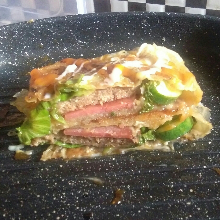 Lumpia Burger Beef 2