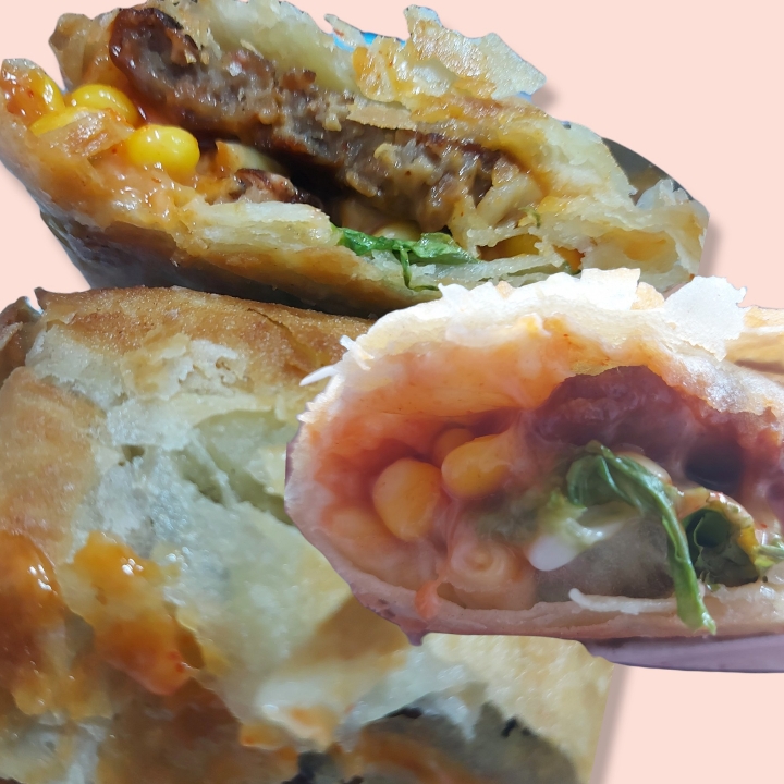 Lumpia Kebab Ayam Pedas
