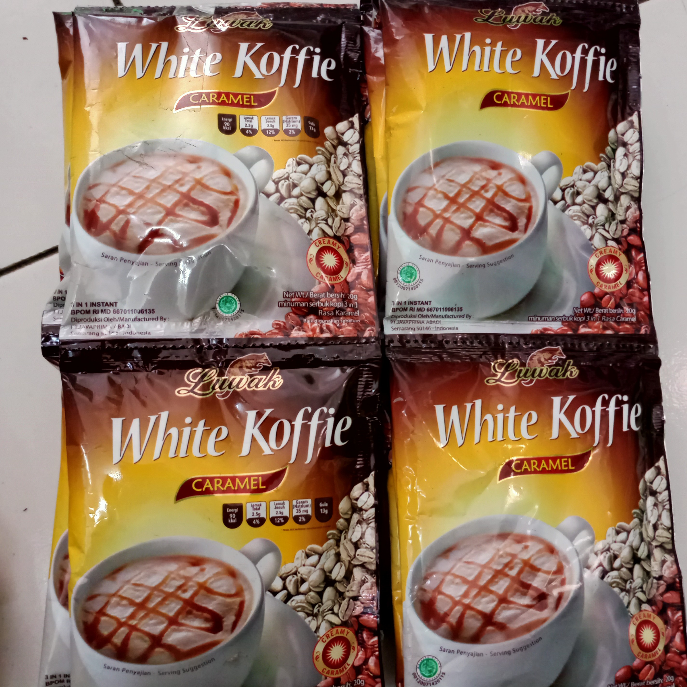 Luwak Caramel White cofee
