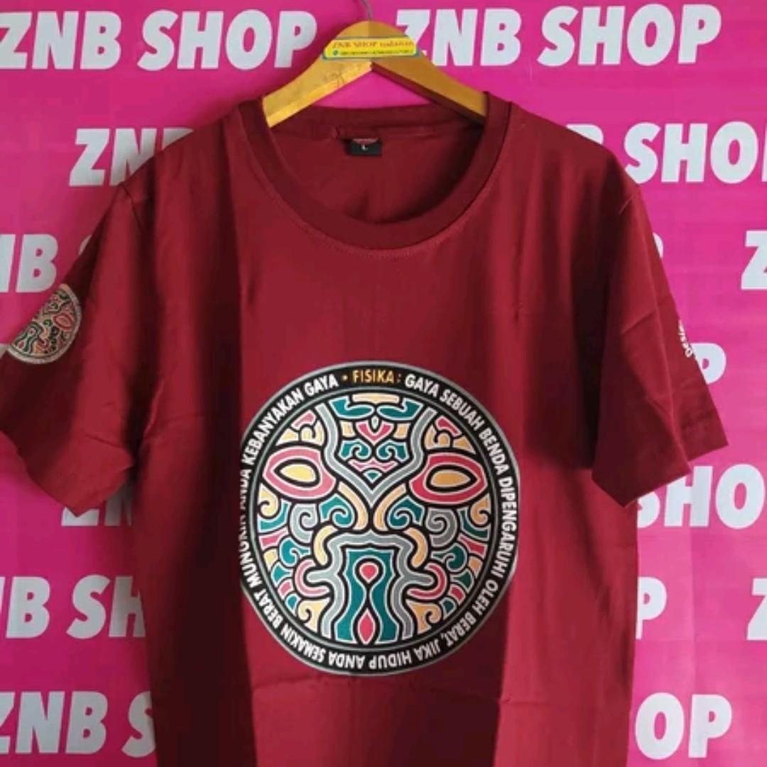 M Kaos Jobel Bali Maroon 2