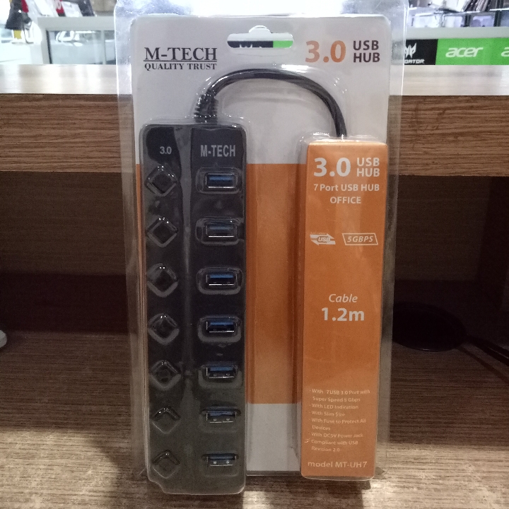 M-TECH USB HUB 7 PORT 