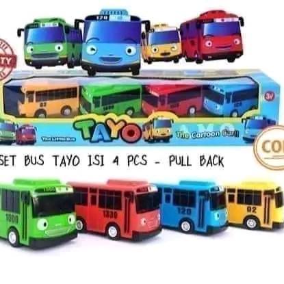 MAINAN MOBIL TAYO ISI 4 PCS