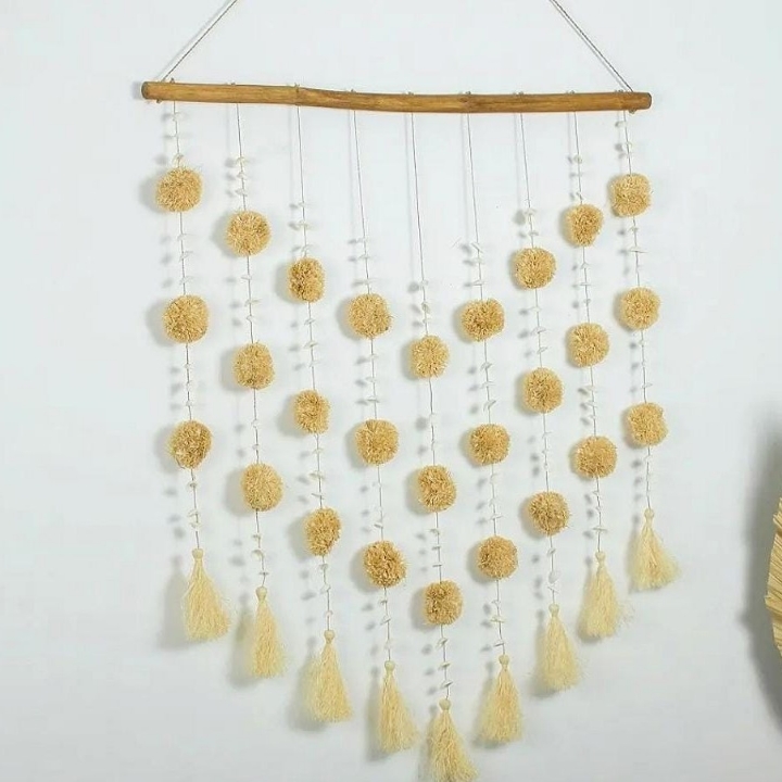 Hiasan Dinding MAKRAM POM-POM