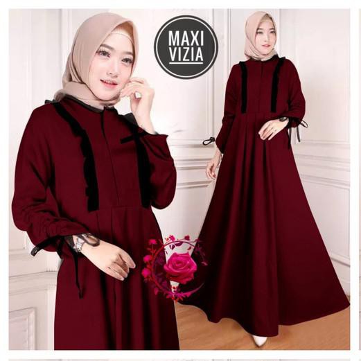 MAXI DRESS MUSLIM WANITA LIZA 4