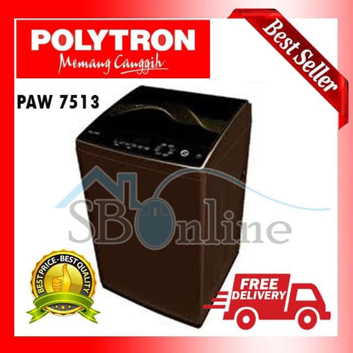 MESIN CUCI 1TB POLYTRON PAW-7513