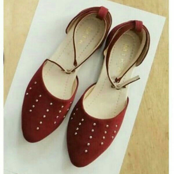 MG35 FLATSHOES MAROON