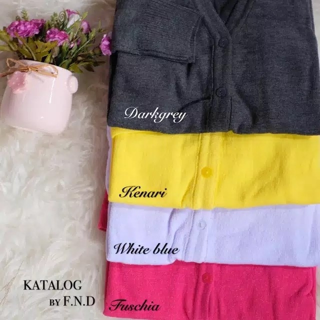 MILKY CARDI  CARDI BASIC  CARDIGAN RAJUT 3