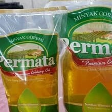 MINYAK MAKAN KEMASAN MERK PERMATA REGULER 1 LITER