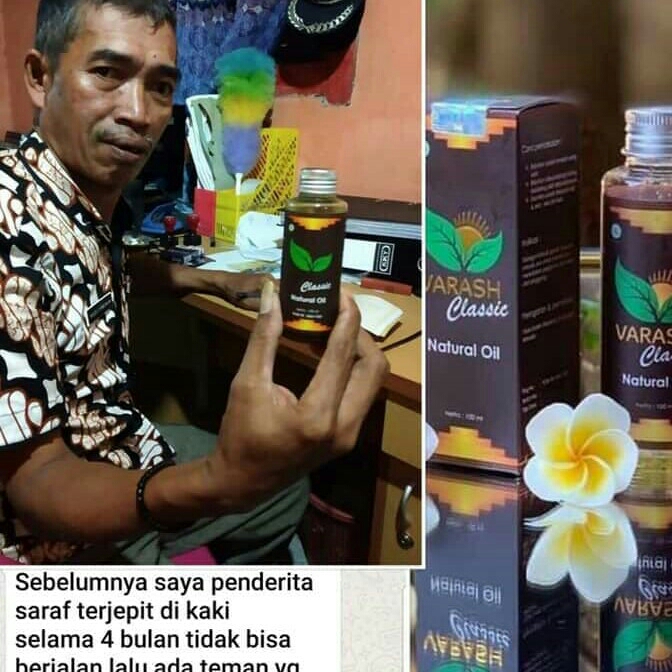 MINYAK VARASH UNTUK SARAF KEJEPIT 