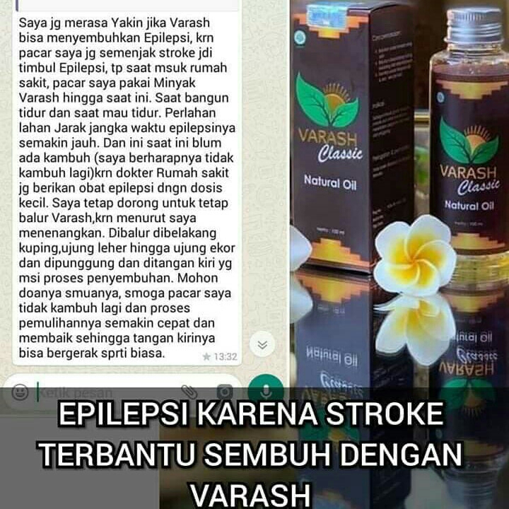 MINYAK VARASH UNTUK STROKE DAN EPILEPSI 