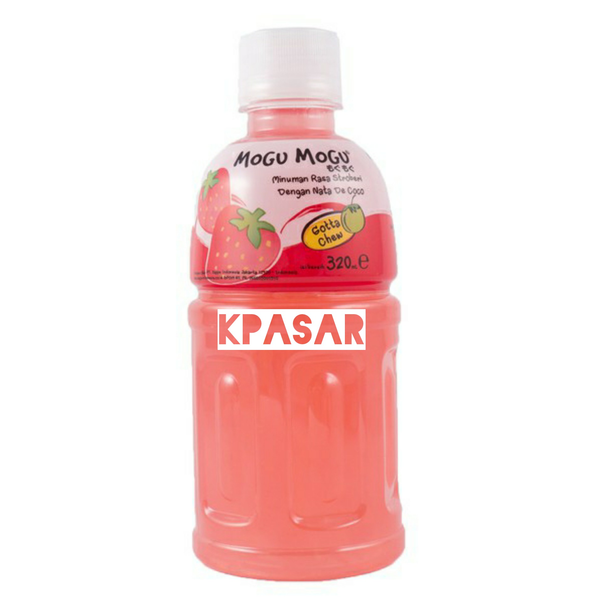 MOGU-MOGU RASA STRAWBERY 600ML