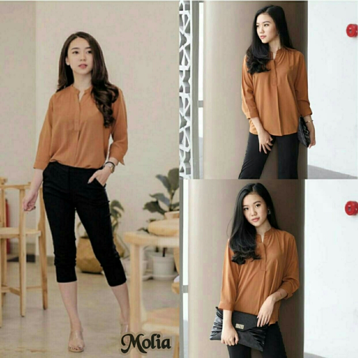 MOLIA TOP BROWN