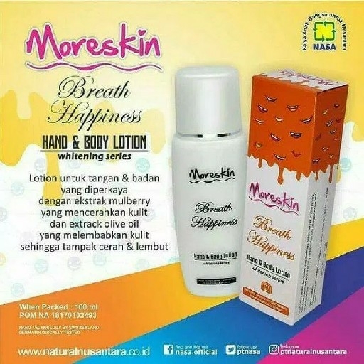 MORESKIN BREATH HAPPINES HANDBODY LOTION NASA