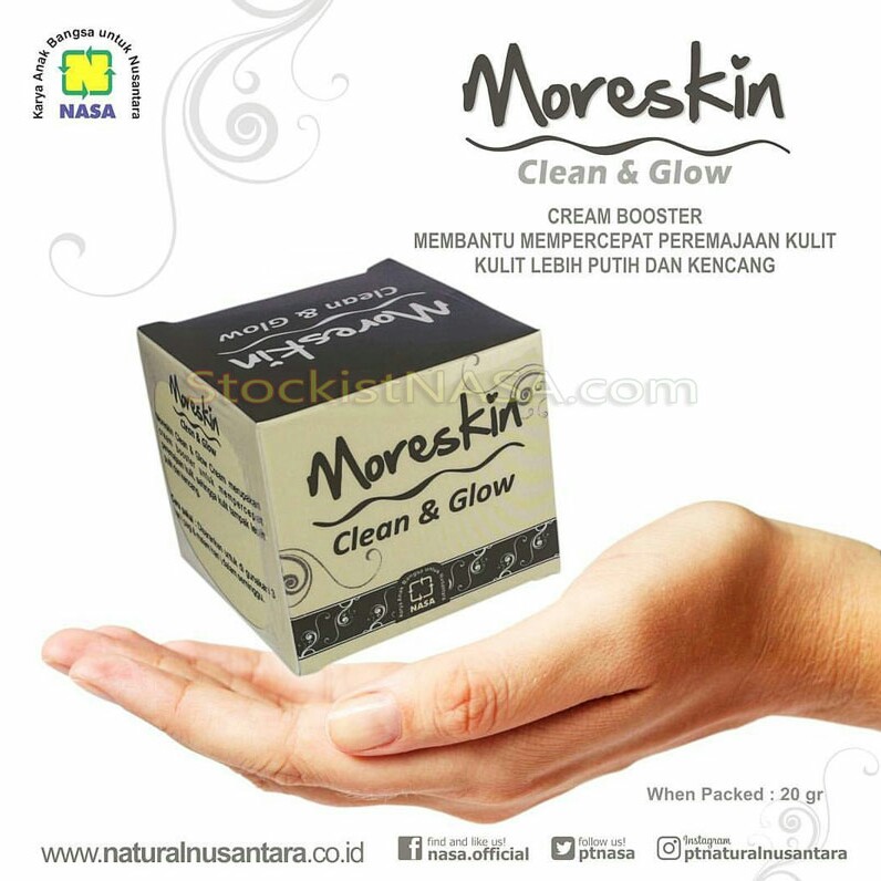 MORESKIN CLEAN AND GLOW CREAM 2