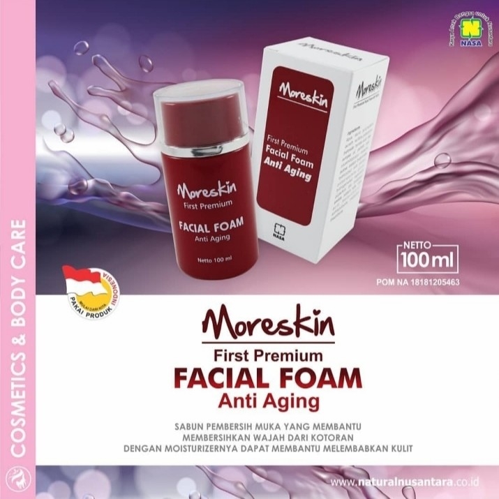 MORESKIN FIRST PREMIUM FACIAL FOAM ANTI AGING