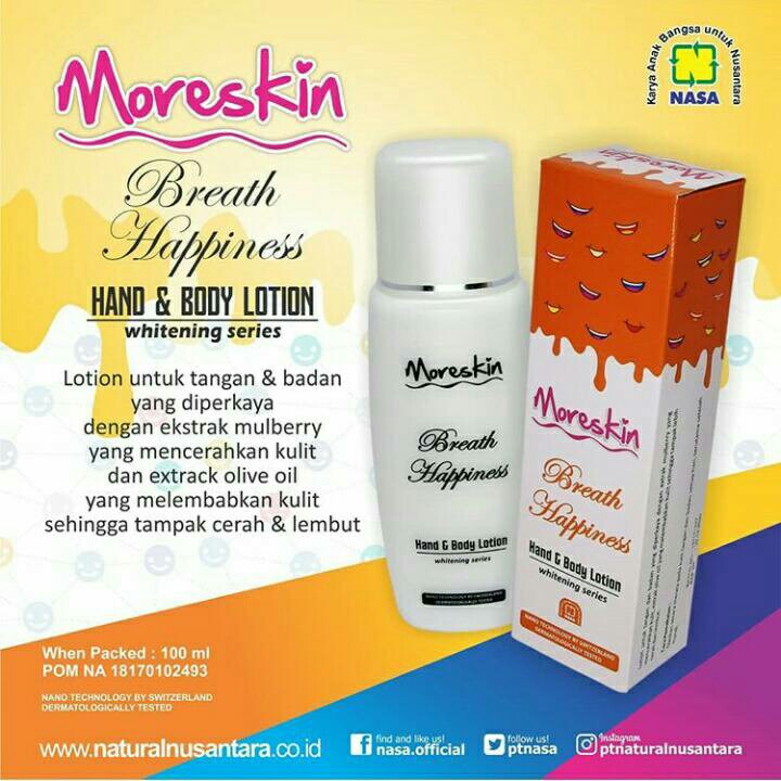 MORESKIN HAND AND BODY LOTION BREATH HAPPINES
