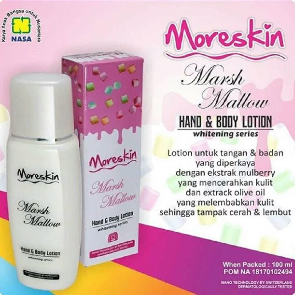 MORESKIN HAND AND BODY LOTION MARSH MALLOW